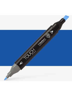 Tr Twin Brush Marker PB71, Kobalt Mavi, Çift Uçlu Sanat Markörü