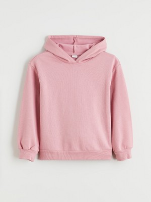 LC Waikiki Lcw Kids Lila Kapüşonlu Kız Çocuk Sweatshirt