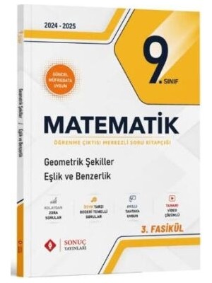 TeknoKapsül 9. Sınıf Matematik Geometrik Şekiller Eşlik ve Benzerlik Soru Kitapçığı
