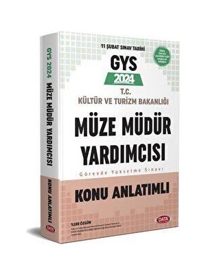 TeknoKapsül Gys T.c Kültür ve Turizm Bakanlığı Müze Müdür Yardımcısı Görevde Yükselme Sınavı Konu Anlatımlı