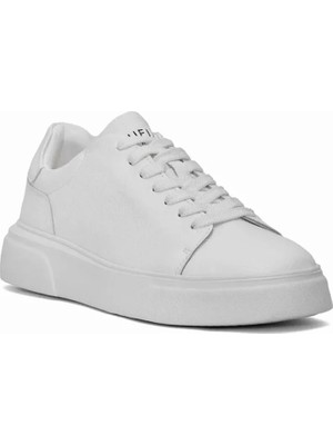 Lufian Tommy Erkek Deri Sneaker Beyaz Ayakkabı