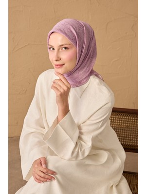 Silk Home Monare Eşarp Etnik Desen Mor