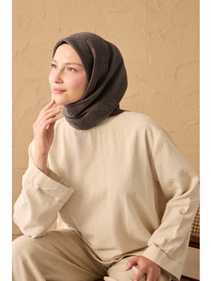 Silk Home Monare Eşarp Etnik Desen Koyu Mor