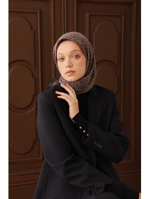 Silk Home Velora Eşarp Abstract Brush Lacivert