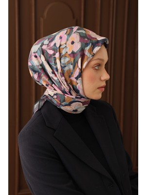 Silk Home Velora Eşarp Flower Lacivert