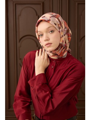 Silk Home Velora Eşarp Flower Vizon