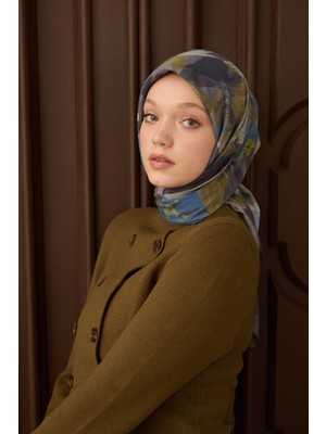 Silk Home Velora Eşarp Flower Mavi