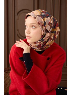Silk Home Velora Eşarp Flower Koyu Gri