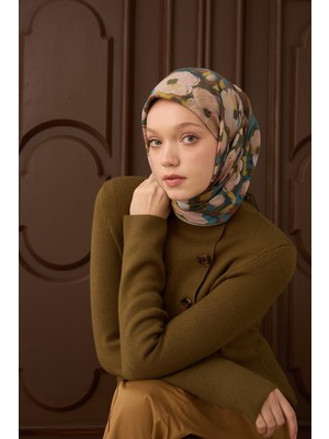 Silk Home Velora Eşarp Flower Haki