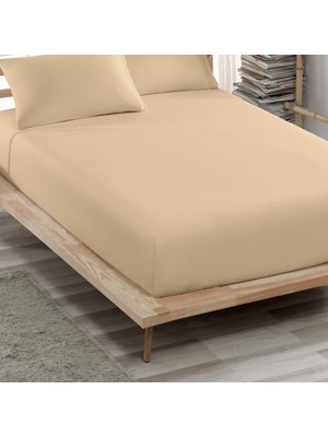 Happy Trend Parker Sıvı Geçirmez Alez Renkli-Mikro Fitted-Çift Kişilik-Tek Kişilik-Bebek Alezi-Su-Yatak Koruyucu Kahve (100X200)