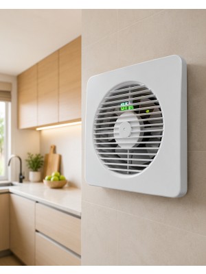 Helinaria 150 mm Duvar Tavan Aspiratör 320 M³/h Hava Aktarım Kapasiteli