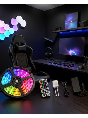 Astraltech 5 Metre Rgb LED Şerit Kumandalı 5050