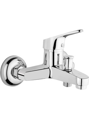 Drom 201003 Lees Banyo Bataryası Musluğu Pirinç Gövde, Krom Kaplama