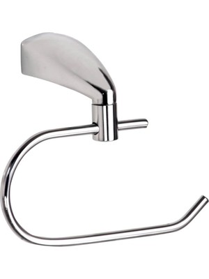 Drom 101057 Eleganza Tuvalet Kağıtlığı (Kapaksız) Krom