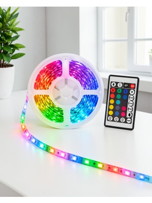 Astraltech Rgb Şerit LED 5 Metre 2835 Smd Kumandalı UCZZ5MRGBLED-2