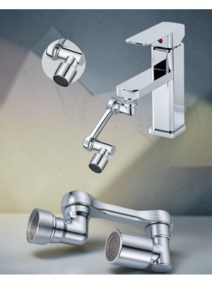 Astraltech Dönebilen Musluk Başlığı Mutfak Banyo Ucu