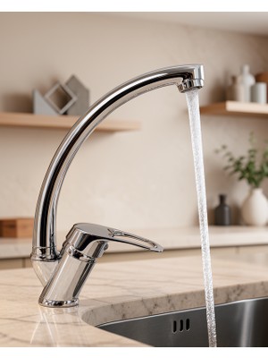 Astraltech Tek Kollu 360 Derece Dönen Musluk Başlık