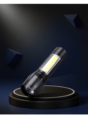 Astraltech 4 Mod Şarjlı Işıldak | Cree LED | Su Geçirmez Alüminyum Gövde