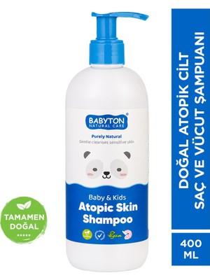 Babyton Doğal Atopik Cilt Saç ve Vücut Şampuanı 400 ml