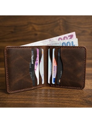 Parla Leather Elegand Hakiki Deri Cüzdan Kartlık  Minimal Erkek