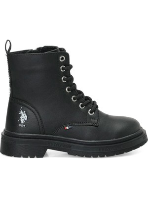 U.s. Polo Assn. Treny Jr Siyah Kız Çocuk Biker Bot