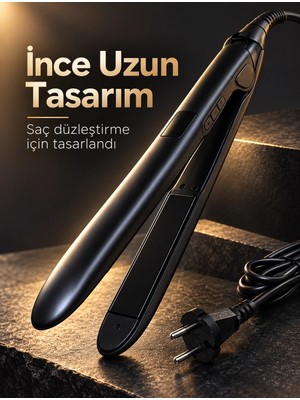 Astraltech %100 Katı Seramik Plakalı LCD Ekranlı Saç Düzleştirici