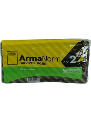 Colezium Armanorm Takviyeli Çanta Poşet  Desen Renk 35X25 50 Adet No:2
