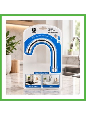 Bezos Kısa Evye-Lavabo Batarya Borusu (Krom, Süzgeçli Uç) Arz