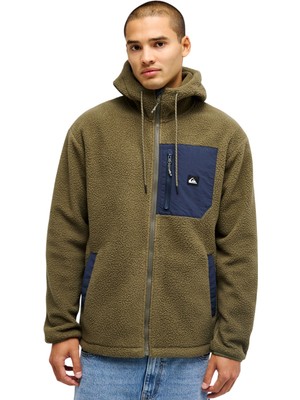 Quiksilver Yeşil Polar Hoodie
