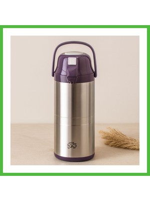 Bezos 4.5 L Pompa 304 Çelik Termos - Musluklu Taşıma Kulplu Arz