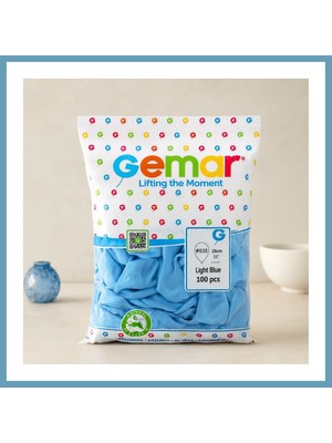 Bezos 11'' (28 Cm) Metalik Açık Mavi Lateks Balon - 100'LÜ MBT06