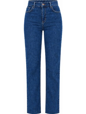Seda Unlu Butik Rone Straight Koyu Mavi Jean