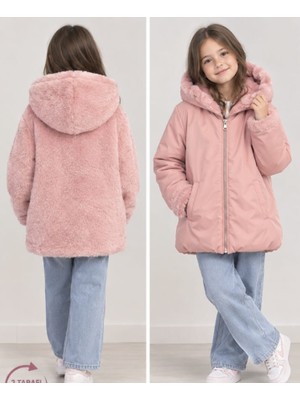 Escabel Kids Kız Mevsimlik Çift Yönlü  Mont 26KESC6014
