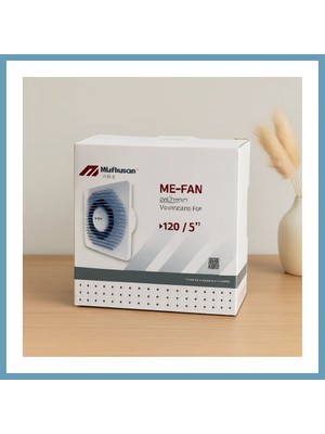 Bezos 120 mm Banyo Tuvalet Havalandırma Aspiratörü 15W 120 M³/h MBT06