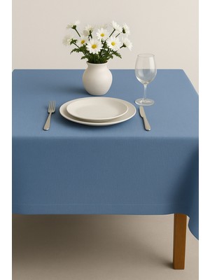 Luvora Home Nova Serisi Keten Masa Örtüsü - Indigo