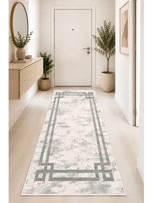 Aymira Home Dijital Baskı Dört Mevsim Kaymaz Taban Yıkanabilir Kesme Koridor Mutfak Oda Yolluk Halı