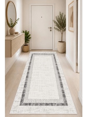 Aymira Home Dijital Baskı Dört Mevsim Kaymaz Taban Yıkanabilir Kesme Koridor Mutfak Oda Yolluk Halı