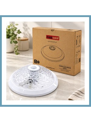 Bezos E27 Plastik Armatür Kafes Sensörlü Beyaz MBT06