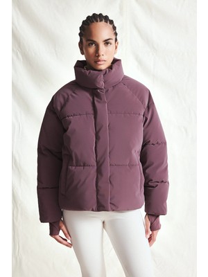 DeFacto Regular Fit Dik Yaka Su Geçirmez Şişme Mont H2942AX26WN