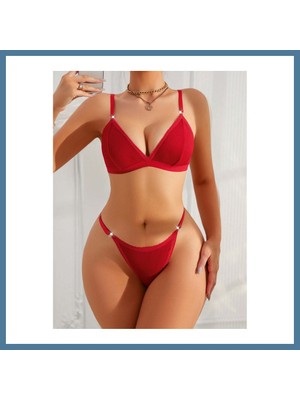 Bezos Kadın Kırmızı Mayo Bikini 5184 · Beden: L/xl · Renk: Kırmızı Btkfz