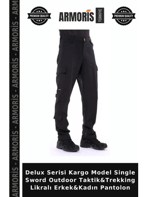 Armoris Delux Serisi Kargo Model Single Sword Outdoor Taktik&trekking Likralı Erkek&kadın Pantolon