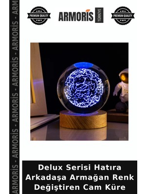 Armoris Delux Serisi Hatıra Arkadaşa Armağan Renk Değiştiren Cam Küre