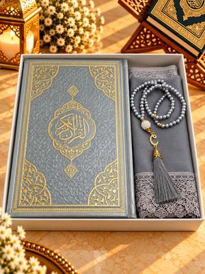 Lena Gift Workshop 4 Parça Hediyelik Bohça Seti ( Hac - Umre - Çeyizlik - Mevlid )