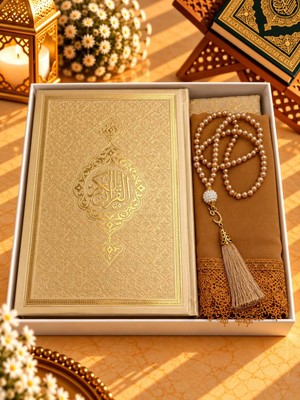 Lena Gift Workshop 4 Parça Hediyelik Bohça Seti ( Hac - Umre - Çeyizlik - Mevlid )