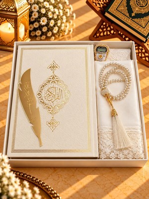 Lena Gift Workshop 6 Parça Hediyelik Bohça Seti ( Hac - Umre - Çeyizlik - Mevlid )