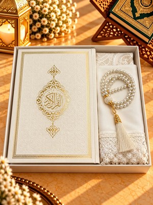 Lena Gift Workshop 4 Parça Hediyelik Bohça Seti ( Hac - Umre - Çeyizlik - Mevlid )