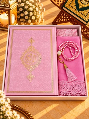 Lena Gift Workshop 4 Parça Hediyelik Bohça Seti ( Hac - Umre - Çeyizlik - Mevlid )