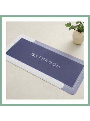 Bşk Virgo Dikdörtgen Su Emici Banyo Paspası 116 x 37.5 cm (Elastik) BSK2026