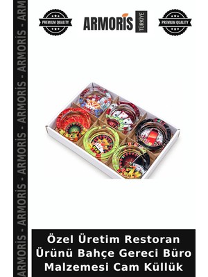 Armoris Özel Üretim Restoran Ürünü Bahçe Gereci Büro Malzemesi Cam Küllük