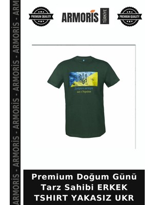 Armoris Premium Doğum Günü Tarz Sahibi Erkek Tshırt Yakasız Ukr